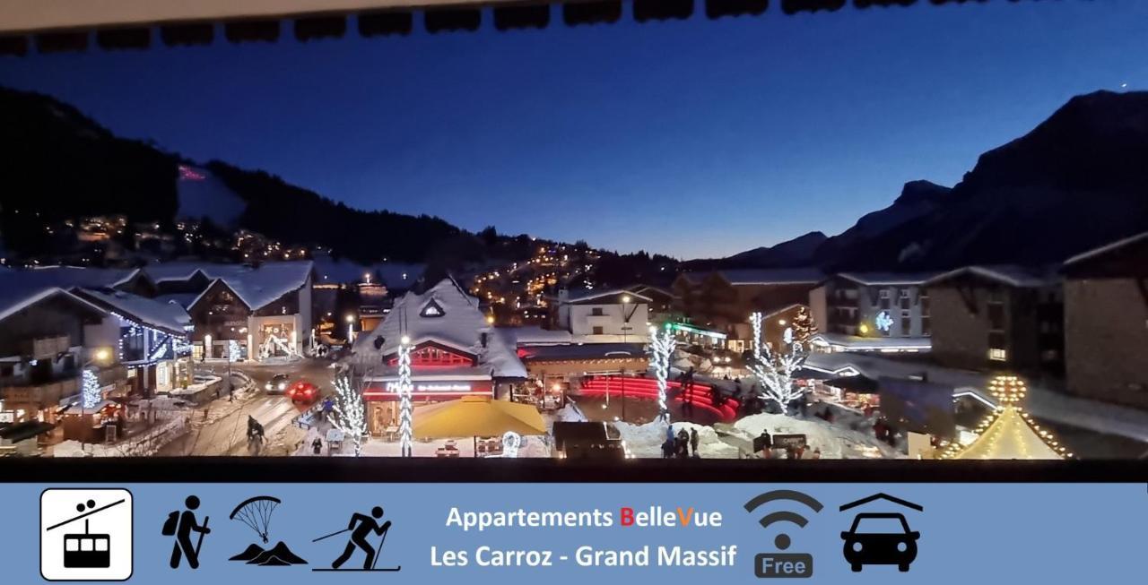 Bellevue Centre, Wifi, Mountain View Apartman Les Carroz d'Araches Kültér fotó